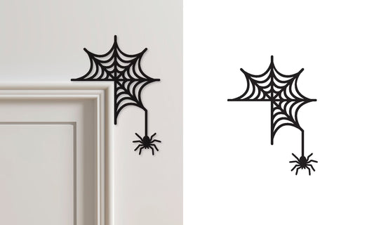 Halloween Decorative Holiday Door Trim Corners - Haunted House, Trick or Treats, Happy Halloween, Spider Web and more