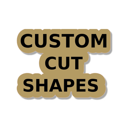 Custom Shape Acrylic Blanks 1.5” for Keychains, Bag Charms, Badge Reel Blank, Badges, Cast Acrylic use for Resin, Epoxy, Vinyl